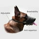 thumbnail image 4 of Bozal para perro de piel sintética antimordeduras y antiingestión, antiladridos para perros medianos y grandes., 4 of 8