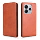 thumbnail image 1 of Funda tipo folio para Xiaomi Redmi Note 14 5G con soporte magnético y protección para la cámara Marrón, 1 of 6