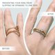 thumbnail image 5 of Ajustador de Anillos Kueroami Pack de 12, 1‑8 mm, Tono Dorado, 5 of 9