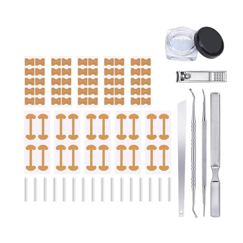 Magideal - Kit De Corrección De Uñas Encarnadas Para Hombres Y Mujeres. Pegatinas Correctoras Para Uñas De Los Pies.