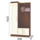 thumbnail image 2 of Clóset 3 Puertas Niteroi Champagne, 2 of 6