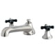 thumbnail image 1 of Llave de llenado para tina romana Kingston Brass Metropolitan Onyx en níquel cepillado, 1 of 8