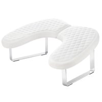 Magideal - Reposabrazos En Forma De U Para Manicura Y Uñas, Reposabrazos Para Manicura, Reposabrazos Cómodo Antideslizante Para Uñas, Cojín De Mesa Para El Hogar Blanco