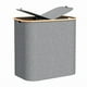thumbnail image 1 of Cesto Doble Ropa Sucia con Tapa Plegable Canasto Bambú Rectangular, 1 of 8