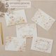 thumbnail image 3 of Tarjetas de agradecimiento Tribetots 100 florales 10 x 15 cm con sobres, 3 of 7