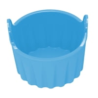 Bothyi - Taza Para Hornear Magdalenas Y Muffins De Silicona, Freidora De Aire, Revestimiento De Silicona Para Horno De Cocina, Azul