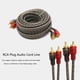 thumbnail image 2 of Cable Rca 5mt Estereofónico Trenzado Amplificador Calidad, 2 of 2