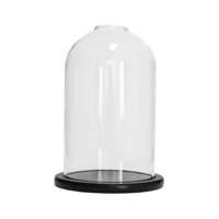 Ioensy - Cubierta De Vidrio Con Orificio Y Base De Madera Para Cócteles Bourbon De Cocina Molecular B