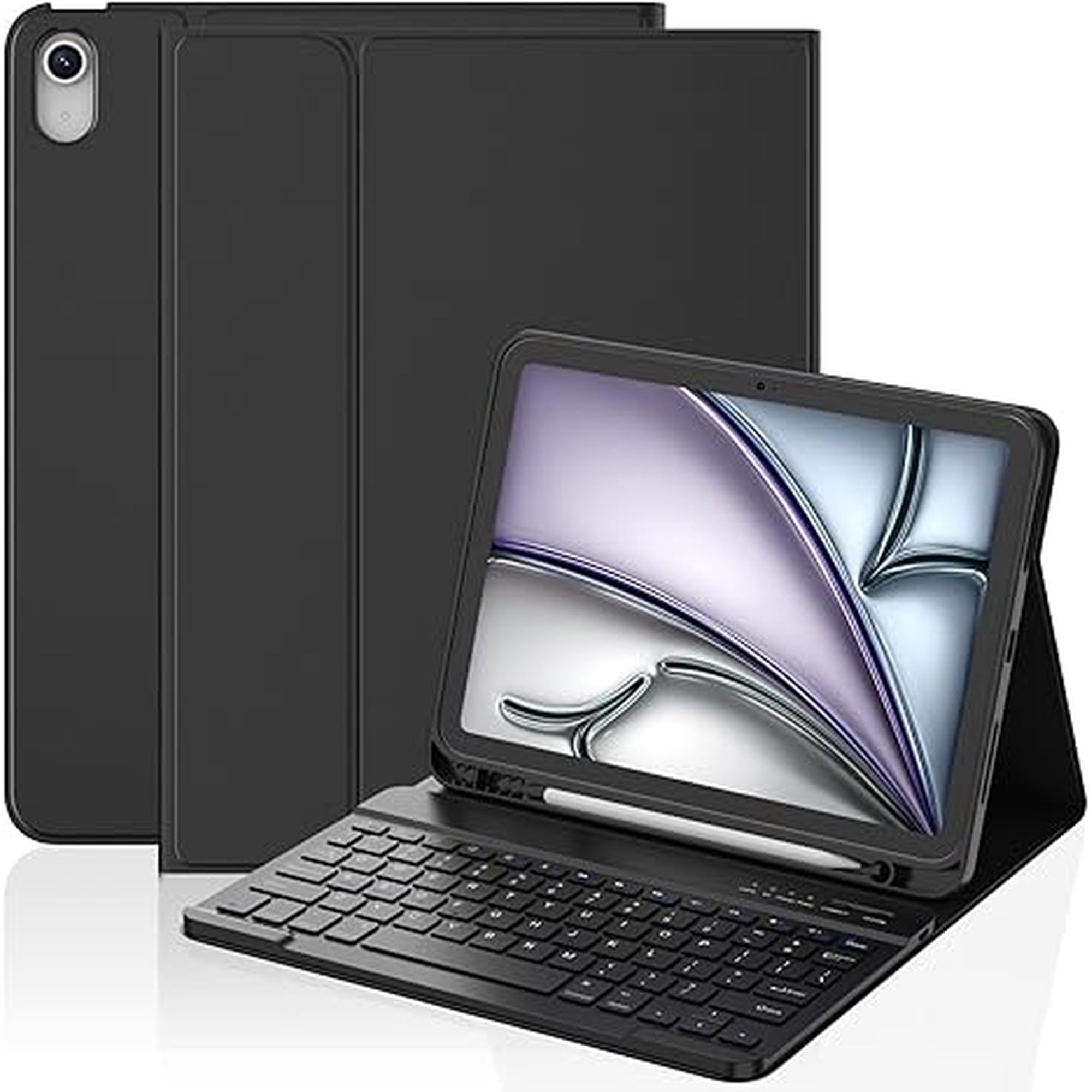 Global Movil Mr - Carcasa Funda Con Teclado Para Ipad Air 11" 6ta Gen / Air 5ta Gen / Air 4ta Gen