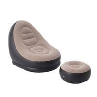Click Ventas - Sofa Silla Sillon Inflable Con Reposa Pies Cafe