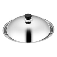 Bothyi - Funda Para Sartén De Acero Inoxidable, Para Uso Doméstico, Fácil De Montar, Antiescaldaduras, Color Plateado, Diámetro 36 Cm