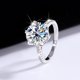thumbnail image 3 of 5Uds Rosa/rojo/verde Moissanite Rings para Mujer Color D VVS1 Anillos de Diamante 925 Plata de Ley Anillos de Compromiso Boda para Mujer con Certificado, 3 of 8