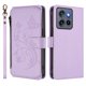thumbnail image 2 of Funda Cartera Mariposa para [Motorola Moto G Stylus 2025 5G] con Soporte y Cremallera Morado claro, 2 of 6