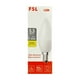 thumbnail image 2 of Pack X3 Ampolleta LED Tipo Vela Empavonada 5W/E14 – Luz Calida FSL, 2 of 3