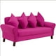 thumbnail image 2 of Sofa Lua 3C + 2 Pouf Felpa 20 Fucsia, 2 of 6