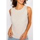 thumbnail image 3 of Polera Rib Texturada Sofía Crudo crema XL, 3 of 5