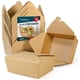 thumbnail image 1 of Recipientes para llevar SPARGOS Chinese 45 oz (paquete de 60) Kraft Brown, 1 of 8