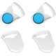 thumbnail image 1 of 2 pares de clips magnéticos de presión positiva para arnés de cabeza para CPAP, clips de desconexión rápida para mascarillas de presión positiva AirFit F20 F30 N20, accesorios de presión positiva, sum, 1 of 6