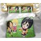 thumbnail image 2 of ATTK ON TITAN Bedding Set for Boys and Gir, Down Duvet Cover, Pillowcase Gift, Family Bedroom, 3-Piece Set, Home Use, 2 of 5