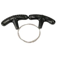 Magideal - De Cadena Herramienta De Mano Práctica Portátil Corte Manual De Alambre Cuerda De Alambre De Material Acero Para Viajes C , Negro