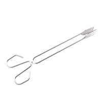 Magideal - Pinzas Para Leña Pinzas Para Carbón Para Barbacoa, Multifuncionales, Herramientas Para Servir Carbón, Pinzas Para Parrilla Para Cocinar Al Aire Libre,