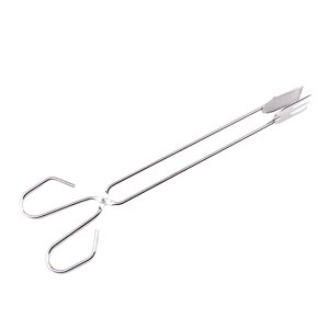 Magideal - Pinzas Para Leña Pinzas Para Carbón Para Barbacoa, Multifuncionales, Herramientas Para Servir Carbón, Pinzas Para Parrilla Para Cocinar Al Aire Libre,