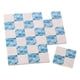 thumbnail image 1 of Juego De 9 Simulación 1/12 Escala Casa De Mu?ecas Pegatina De Suelo Mu?eca Peque?a Decoración Azul Blanco, 1 of 1