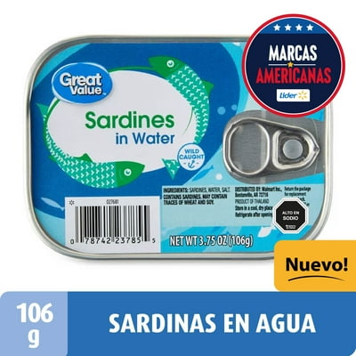 Sardina En Agua 106 G Great Value