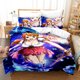 thumbnail image 1 of One-Piece Han-cock Na-mi Ro-bin Han-cock Na-mi Ro-bin Bedding Set Sheet Set for Kids Adults,All Season Lightweight, 1 of 5