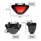 thumbnail image 2 of Tercer Stop Luz De Freno Auxiliar Triangular Led Roja 12v, 2 of 3
