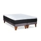 thumbnail image 3 of Cama Zen Top Foam Soft Tela Gris 2 Plaza Base Dividida, 3 of 4