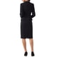 thumbnail image 3 of INSPIRE CHIC Conjunto de Traje de Falda de 2 Piezas para Mujer Blazer de Manga Larga Falda Lápiz Atuendos Formales de Trabajo de Negocios L Negro, 3 of 6