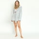 thumbnail image 1 of Bata de Mujer Tapado Lumi Gris, 1 of 5