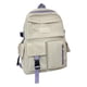 thumbnail image 1 of Large Capacity Canvas Black Backpack Light Simple Travel Bag Canvas Backpack Student School Bag Canvas Student Zipper Backpack, 1 of 3