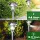 thumbnail image 5 of Luces Solares para Senderos BEAU JARDIN 42 cm Acero Inoxidable Paquete de 4, 5 of 6