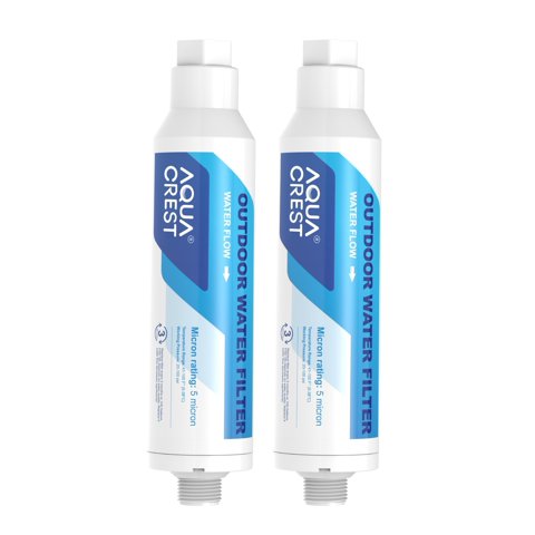 Aqua Crest - Filtro De Agua Aquacrest Inline Para Lavado De Coches Y Limpieza De Ventanas