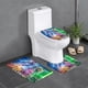 thumbnail image 1 of Juego de Alfombras de Baño Star Wars Guerras Clon Terciopelo Coral 3 Piezas, 1 of 6