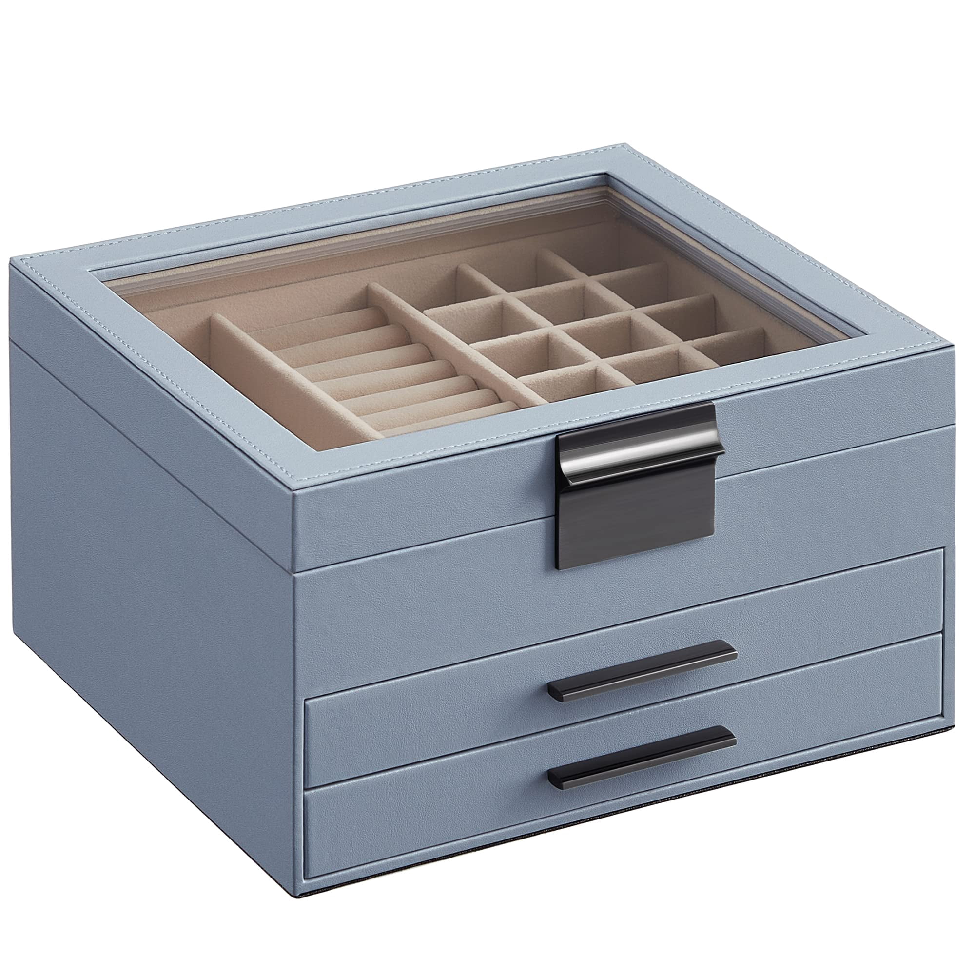 Organizador Para Joyas Songmics Gisella Collection Smoky Blue