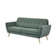 thumbnail image 1 of Sofá 3 Cuerpos Relan Bracciano Sillon Capitoné Verde, 1 of 16
