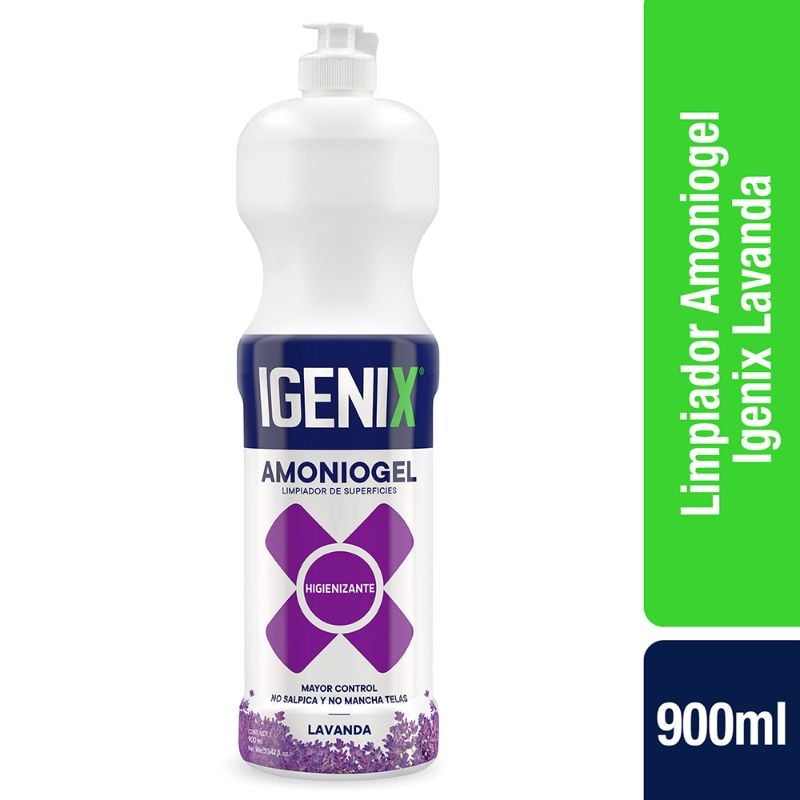 Limpiador Amonio Cuaternario Gel 900 ml Igenix