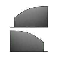 Magideal - Parasol Para Ventana De Coche, Cortina Para Ventana De Coche, Protección De Privacidad Transpirable, Cubierta De Visera Para Ventana De Estilo De Coch Ventana Delantera Del Sedán