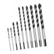 thumbnail image 4 of Juego de 10 brocas en espiral de aleación multifuncional para baldosas de cerámica de mármol, 4 of 5