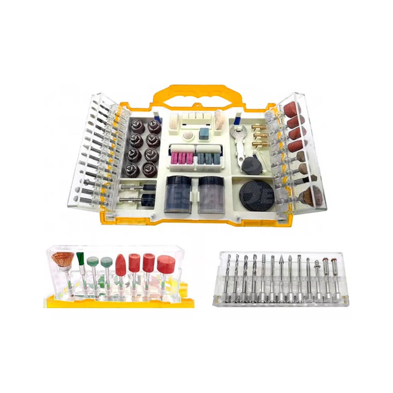 Importclick - Set 145 Piezas Accesorios Dremel Maleta