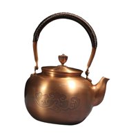 Magideal - Tetera De Cobre, Bote Para Agua Hirviendo, Hecho A Mano, Vintage, Gran Capacidad, Hervidor De Agua Caliente, Hervidor De Cobre Para Restaurante, Ofici Patrón De Nubes