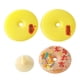 thumbnail image 3 of Esponja De Limpieza De Cocina, Cepillo Para Lavar Platos Duradero Multifuncional Sin Arañazos, 1 Rosa, 2 Amarillo, 3 of 3