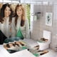 thumbnail image 1 of Las Chicas Gilmore theme 4 piece Shower Curtain Set With Rugs Waterproof Bathroom Decor Set Includes Bath Mat U shaped Rug Toilet Lid Cover And Curtain With Hooks, 1 of 6