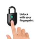 thumbnail image 2 of Candado igloohome Padlock Lite negro con acceso por huella dactilar, 2 of 8