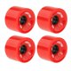 thumbnail image 4 of 4 Ruedas De Skate Ronyme 78A De Repuesto Para Longboard De 70 X 51 Mm, Rojo, 4 of 5