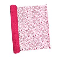 Bothyi - Papel De Regalo De Flores De Malla De Jacquard Para El Día De San Valentín, Bodas, Cumpleaños, Rosa Roja