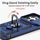 thumbnail image 3 of Funda Resistente Anillo Soporte Motorola Moto G Stylus 2025 Privacidad Cámara Montaje Magnético Azul, 3 of 6